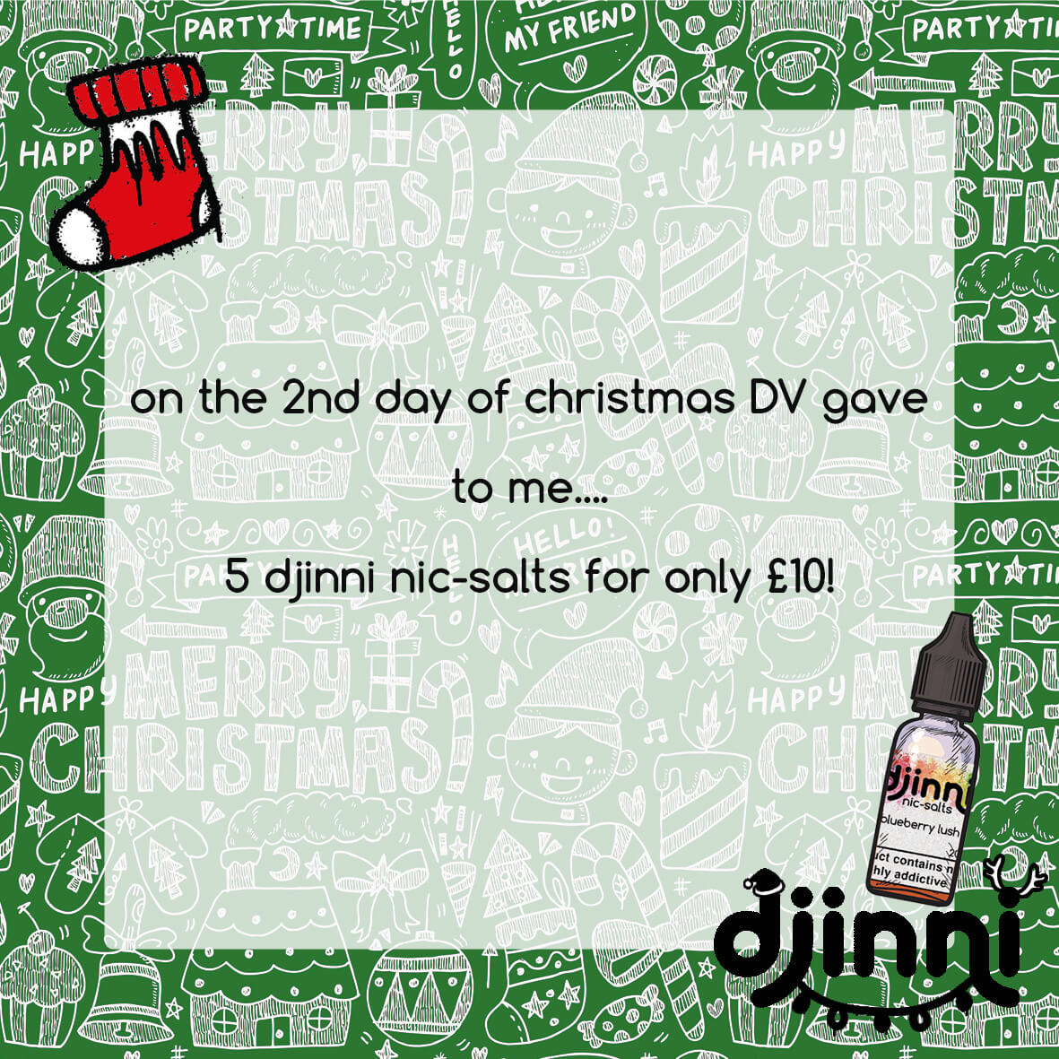 Day 02: 5 Djinni nic-salts for £10